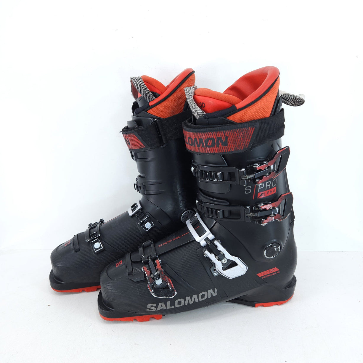 Clapari ski sh Salomon S Pro 100 Alpha , marime 43-43.5 Eu, 28-28.5 Mondo — vedere 1 din 4