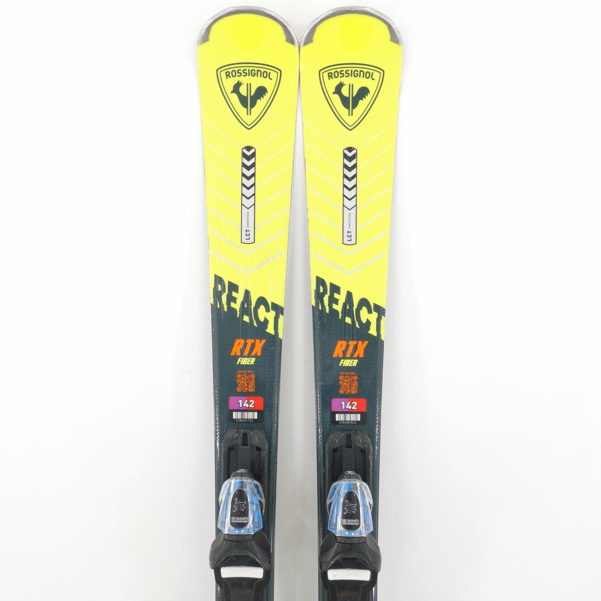 Schiuri sh Rossignol React RTX Fiber, 142 cm — vedere 1 din 6