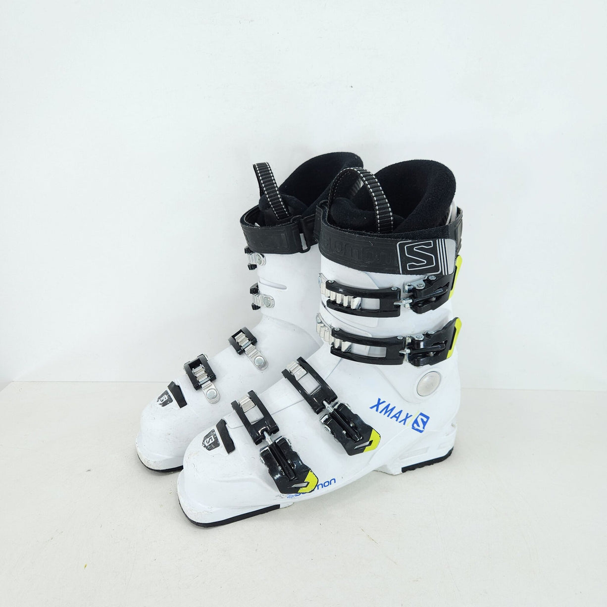 Clapari ski copii Salomon X Max 60T, marime 38 Eu, 25 Mondo — vedere 1 din 4